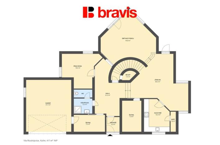 Prodej rodinného domu, Rozdrojovice, Na Rovinách, 450 m2