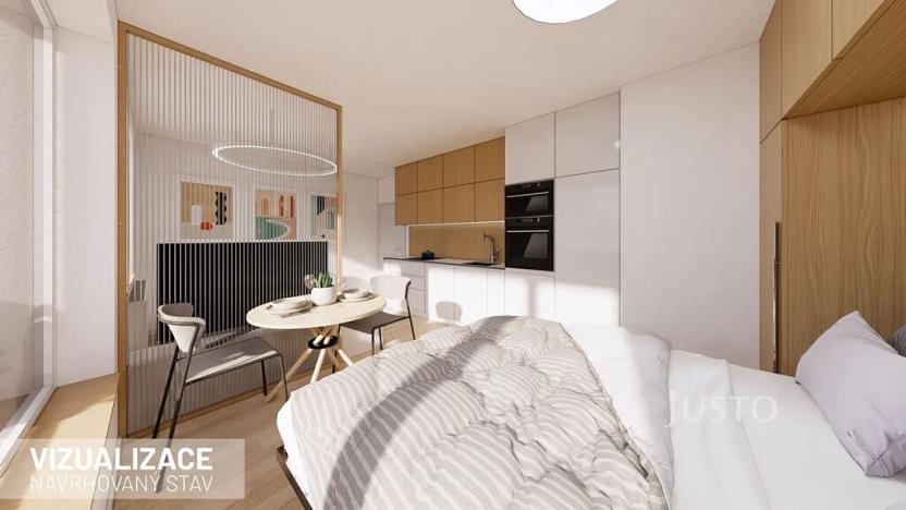 Prodej bytu 1+kk, Praha - Vysočany, Pod Harfou, 30 m2