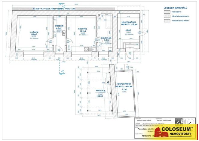 Prodej rodinného domu, Kobeřice u Brna, 46 m2