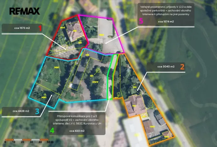 Prodej komerčního pozemku, Kunovice, Osvobození, 11035 m2