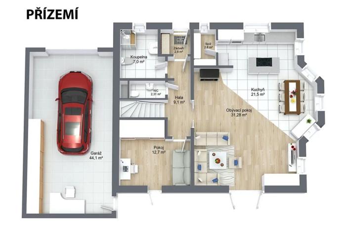 Prodej rodinného domu, Nelahozeves, V Závětině, 252 m2