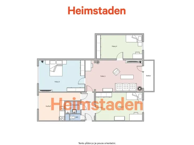 Pronájem bytu 4+1, Havířov - Město, Matuškova, 79 m2