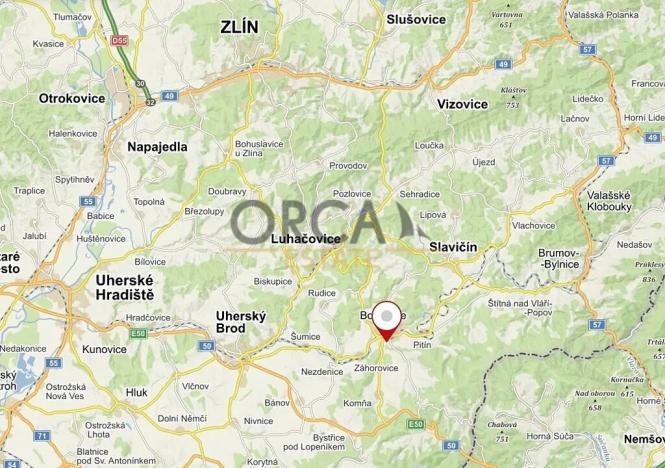 Prodej komerčního pozemku, Bojkovice, 1710 m2