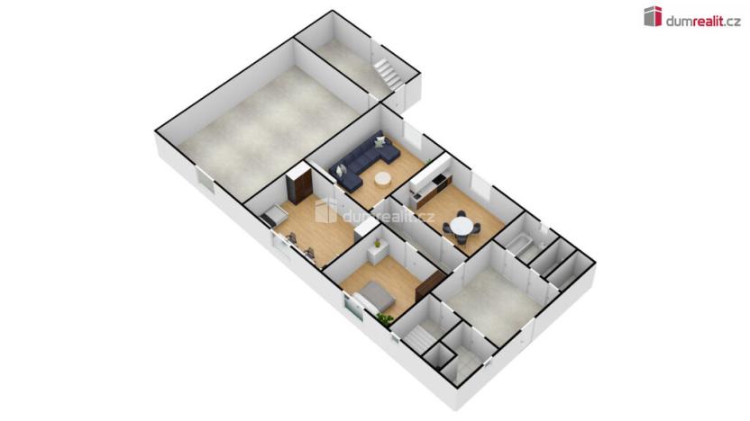 Prodej rodinného domu, Obora, 1543 m2