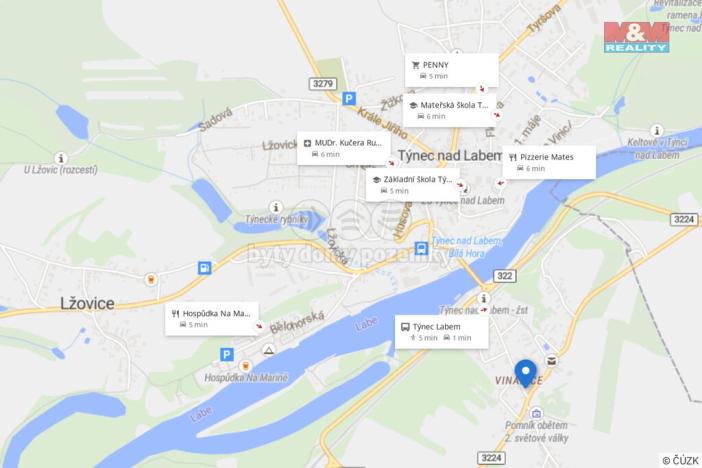 Prodej rodinného domu, Týnec nad Labem - Vinařice, 300 m2