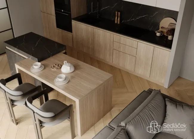 Prodej bytu 1+kk, Praha - Modřany, Na Cikorce, 37 m2
