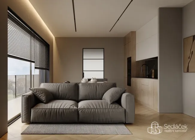 Prodej bytu 1+kk, Praha - Modřany, Na Cikorce, 37 m2