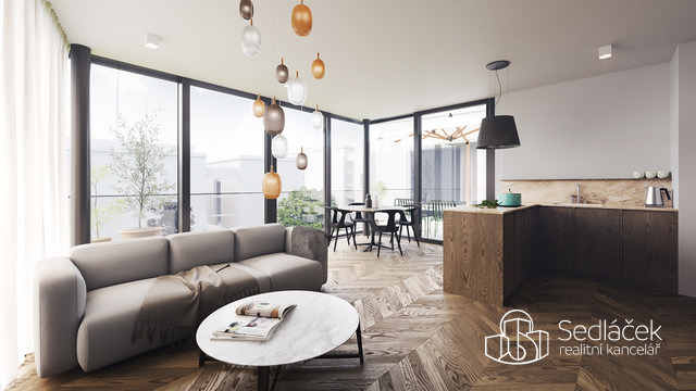 Prodej bytu 2+kk, Praha - Modřany, Na Cikorce, 52 m2