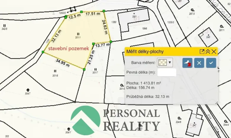 Prodej pozemku pro bydlení, Trutnov - Voletiny, 2437 m2