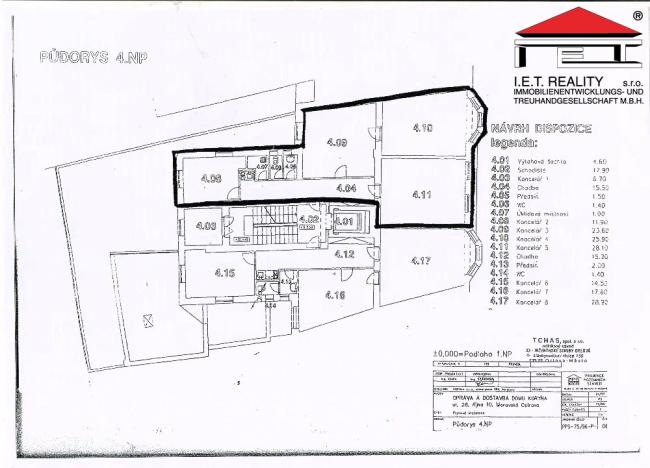 Pronájem kanceláře, Ostrava, 28. října, 110 m2