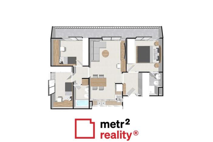 Prodej bytu 4+kk, Olomouc, Švýcarské nábřeží, 83 m2