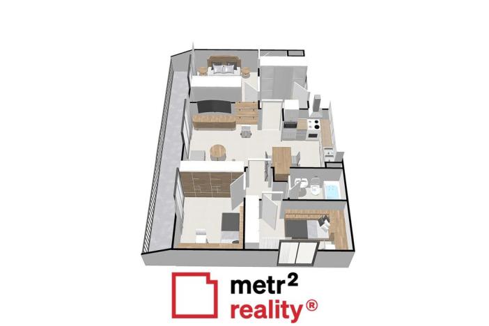 Prodej bytu 4+kk, Olomouc, Švýcarské nábřeží, 83 m2