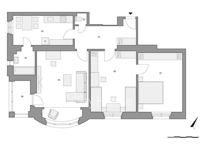 Prodej bytu 3+1, Praha - Smíchov, Na Václavce, 99 m2