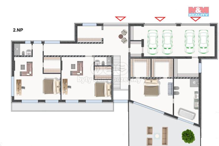 Prodej rodinného domu, Doubravčice, V Edenu, 1055 m2