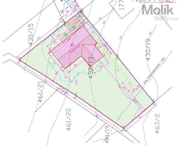 Prodej pozemku pro bydlení, Jeviněves, 1165 m2