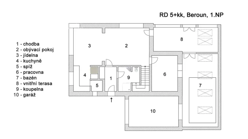 Prodej rodinného domu, Beroun - Beroun-Město, Vinařská, 215 m2