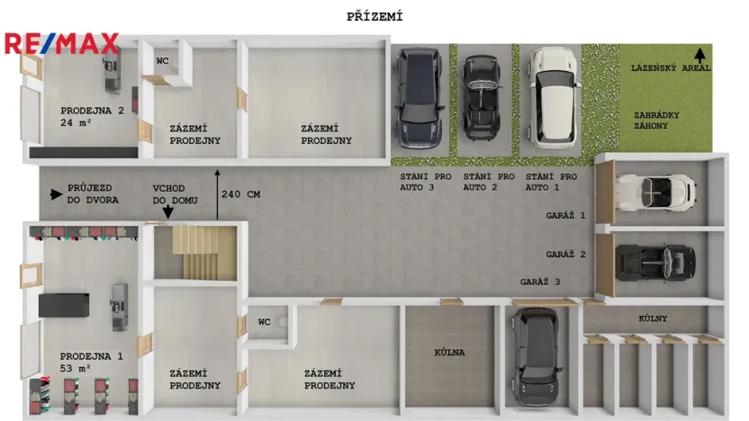 Prodej vícegeneračního domu, Lázně Bohdaneč, Pernštýnská, 327 m2