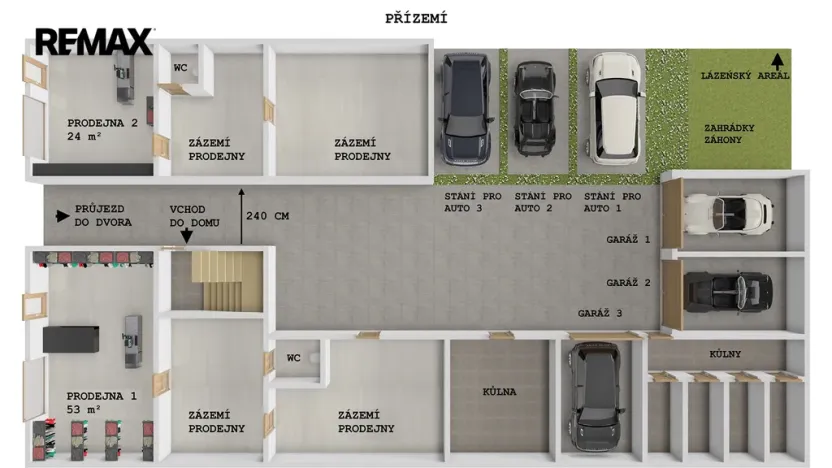 Prodej vícegeneračního domu, Lázně Bohdaneč, Pernštýnská, 327 m2