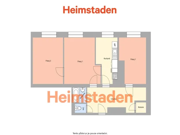 Pronájem bytu 3+1, Havířov - Město, Tylova, 67 m2