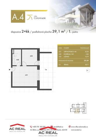 Prodej bytu 2+kk, Lednice, Slovácká, 39 m2