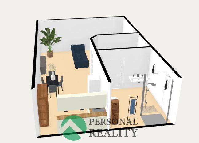 Pronájem bytu 1+kk, Nový Bydžov, U Památníku, 30 m2