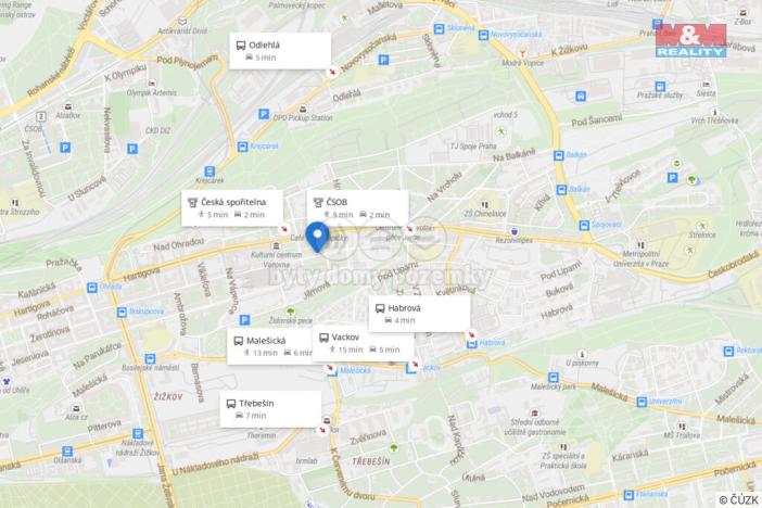 Prodej obchodního prostoru, Praha - Žižkov, Biskupcova, 54 m2