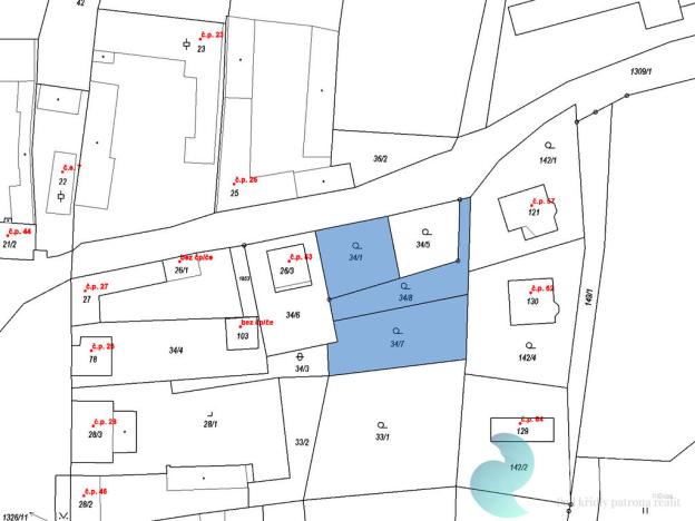 Prodej pozemku pro bydlení, Radošovice, 1303 m2