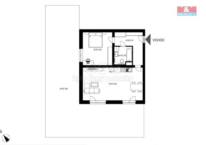 Prodej bytu 2+kk, Plzeň, Na Průhonu, 67 m2