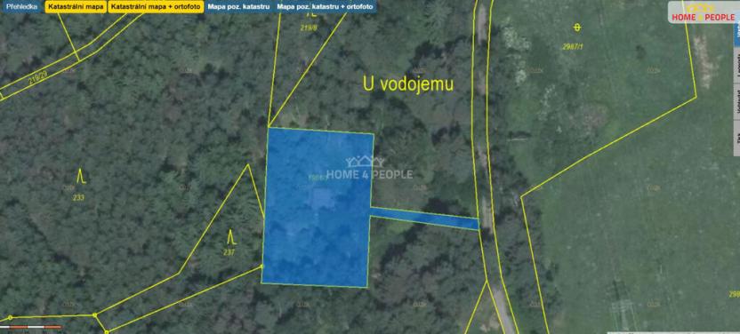 Prodej pozemku, Větřní - Hašlovice, 1463 m2