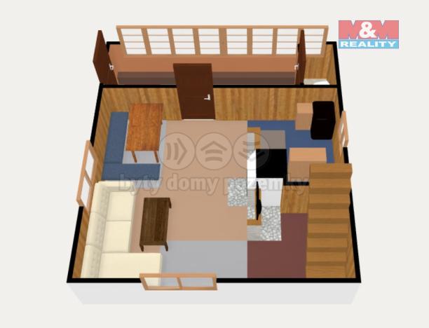 Prodej chaty, Dolní Žandov - Salajna, 55 m2