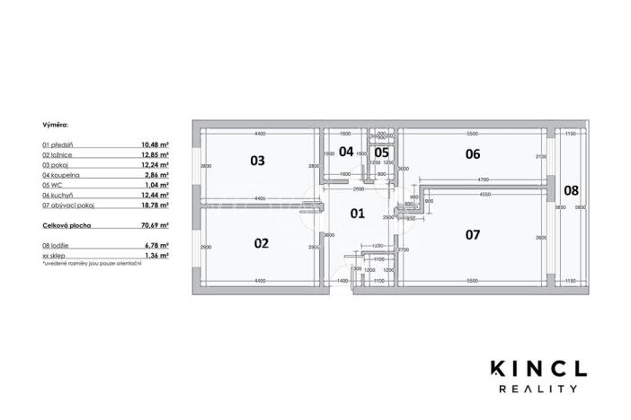Prodej bytu 3+1, Nymburk, Zbožská, 70 m2