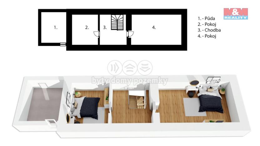 Prodej rodinného domu, Úvaly, Nerudova, 134 m2