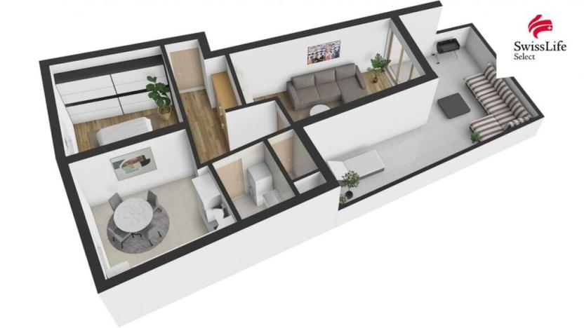 Prodej bytu 2+1, Brno, Lučiny, 60 m2