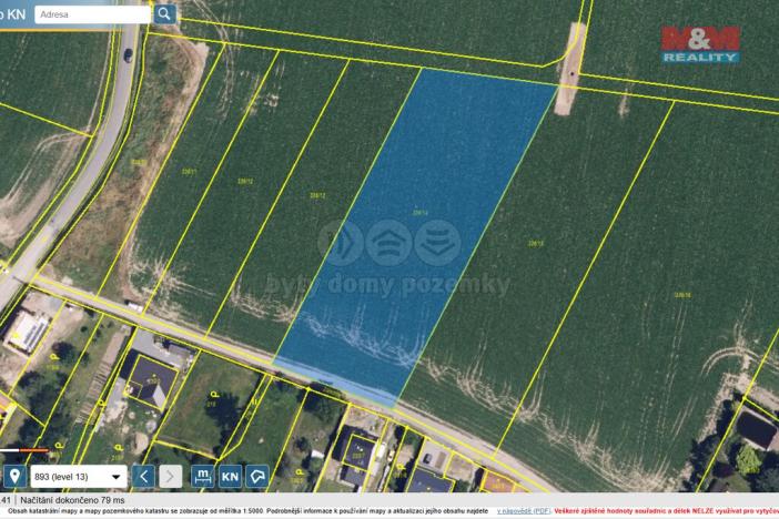 Prodej pozemku pro bydlení, Hlušovice, 5290 m2