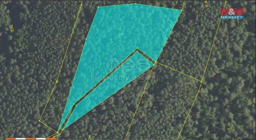 Prodej lesa, Chotilsko - Prostřední Lhota, 3372 m2