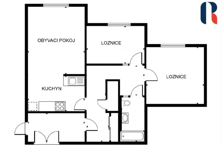 Prodej bytu 3+kk, Praha - Kamýk, Krhanická, 65 m2