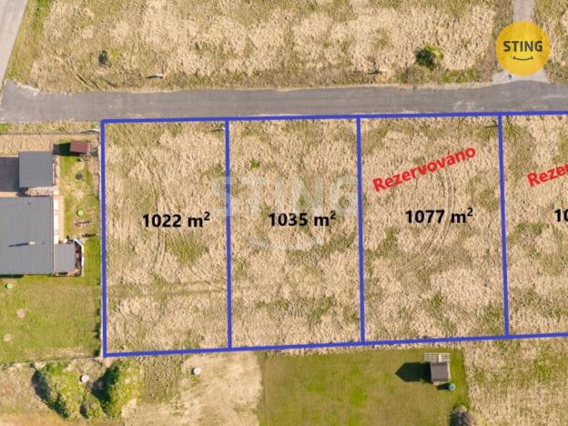 Prodej pozemku pro bydlení, Horní Domaslavice, 1022 m2