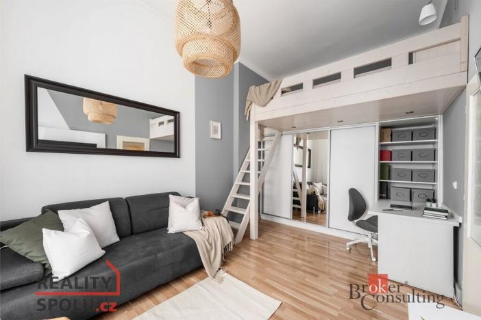 Prodej bytu 1+1, Praha - Karlín, Březinova, 31 m2