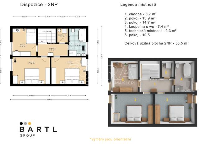Prodej rodinného domu, Frymburk, 118 m2