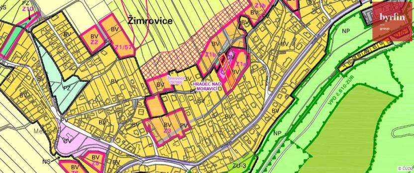 Prodej komerčního pozemku, Hradec nad Moravicí - Žimrovice, 309 m2