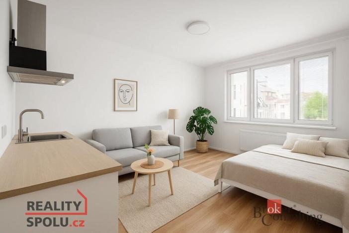 Prodej bytu 1+kk, Brno, Vranovská, 35 m2
