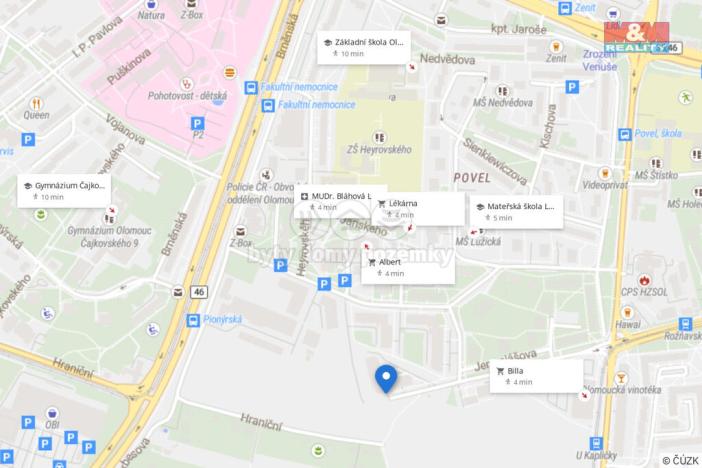 Prodej bytu 2+kk, Olomouc - Povel, Jeremiášova, 66 m2