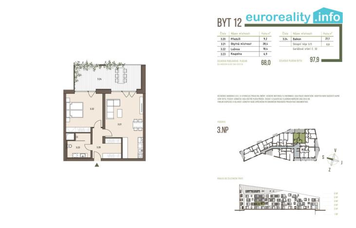 Prodej bytu 2+kk, Železná Ruda, 68 m2