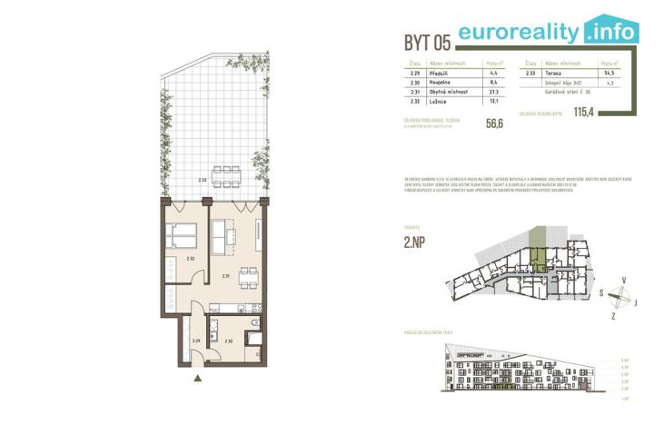Prodej bytu 2+kk, Železná Ruda, 56 m2