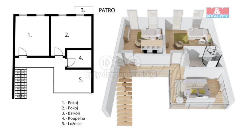 Prodej bytu 4+kk, Chrudim - Chrudim IV, Radoušova, 102 m2