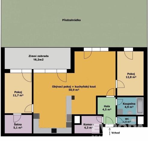 Prodej bytu 4+kk, Praha - Ruzyně, Karlovarská, 98 m2