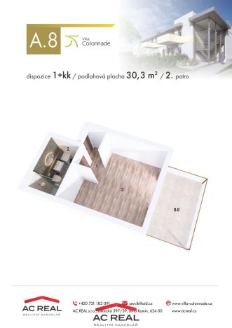 Prodej bytu 1+kk, Lednice, Slovácká, 30 m2