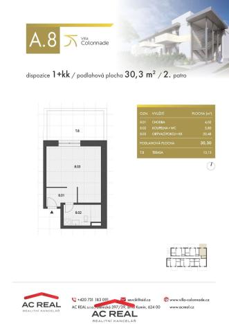 Prodej bytu 1+kk, Lednice, Slovácká, 30 m2