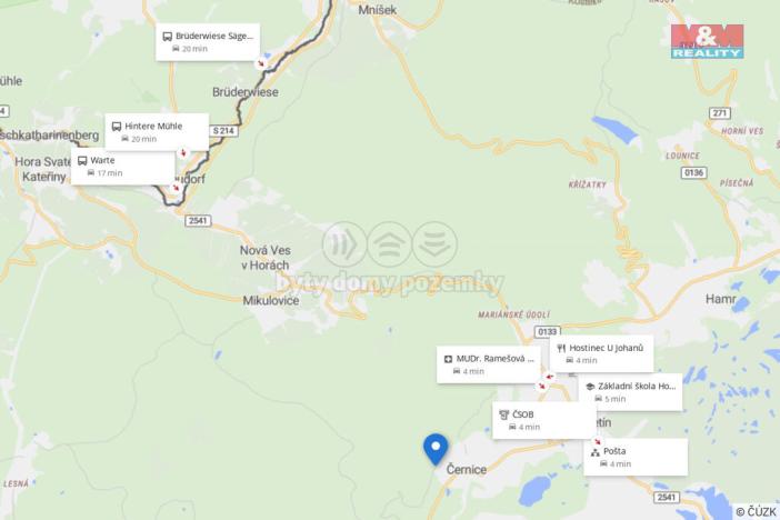 Prodej zahrady, Horní Jiřetín, 333 m2