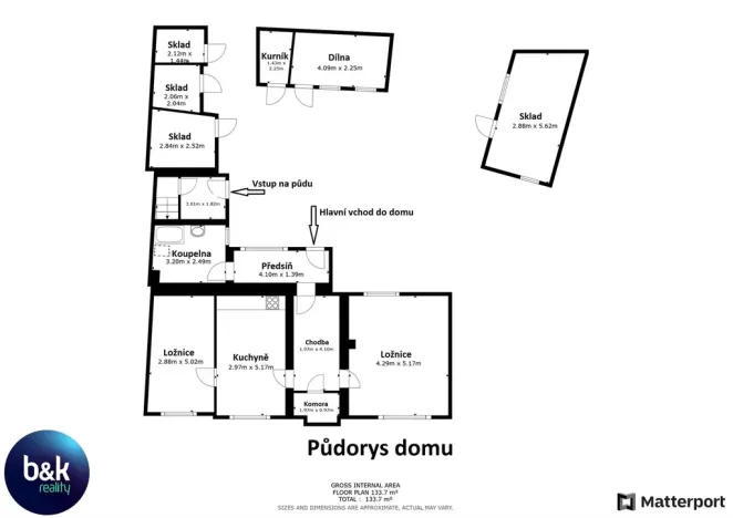 Prodej rodinného domu, Lišany, Pražská, 150 m2